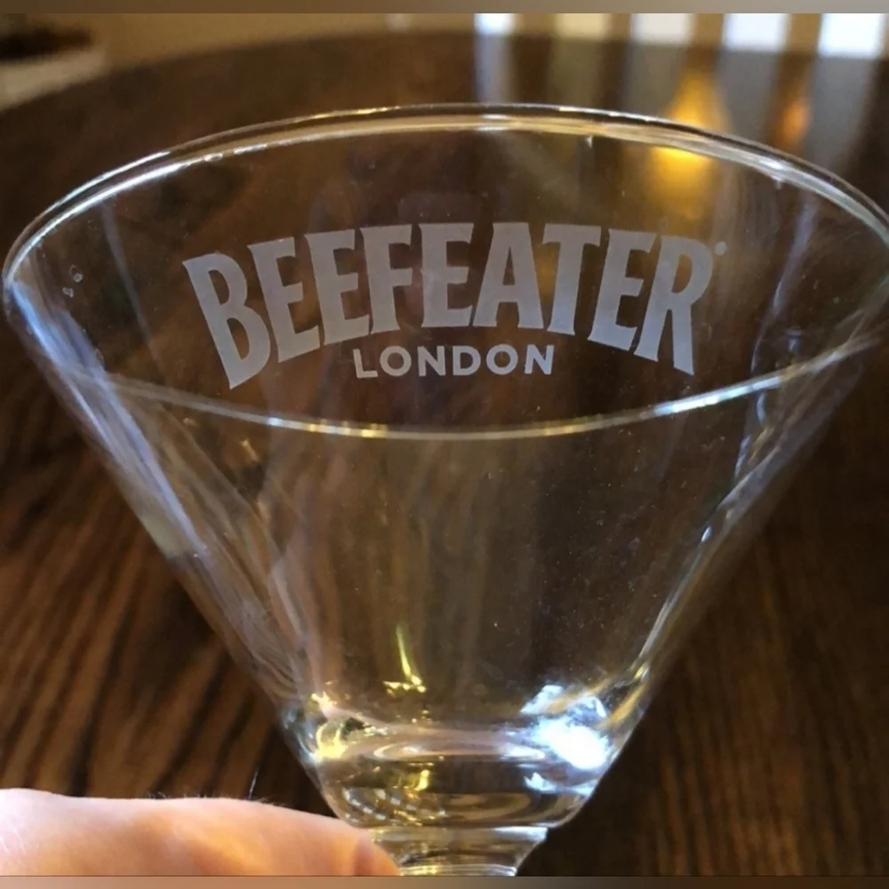 NWOT | Beefeater | Martini Glass Set | Set of Two | Perfect Condition - Picture 3 of 13